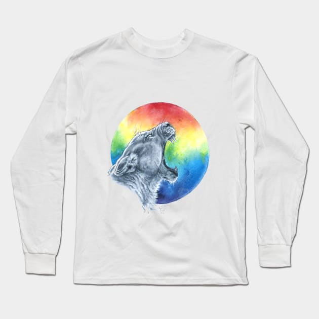 Fierce Long Sleeve T-Shirt by ardenellennixon